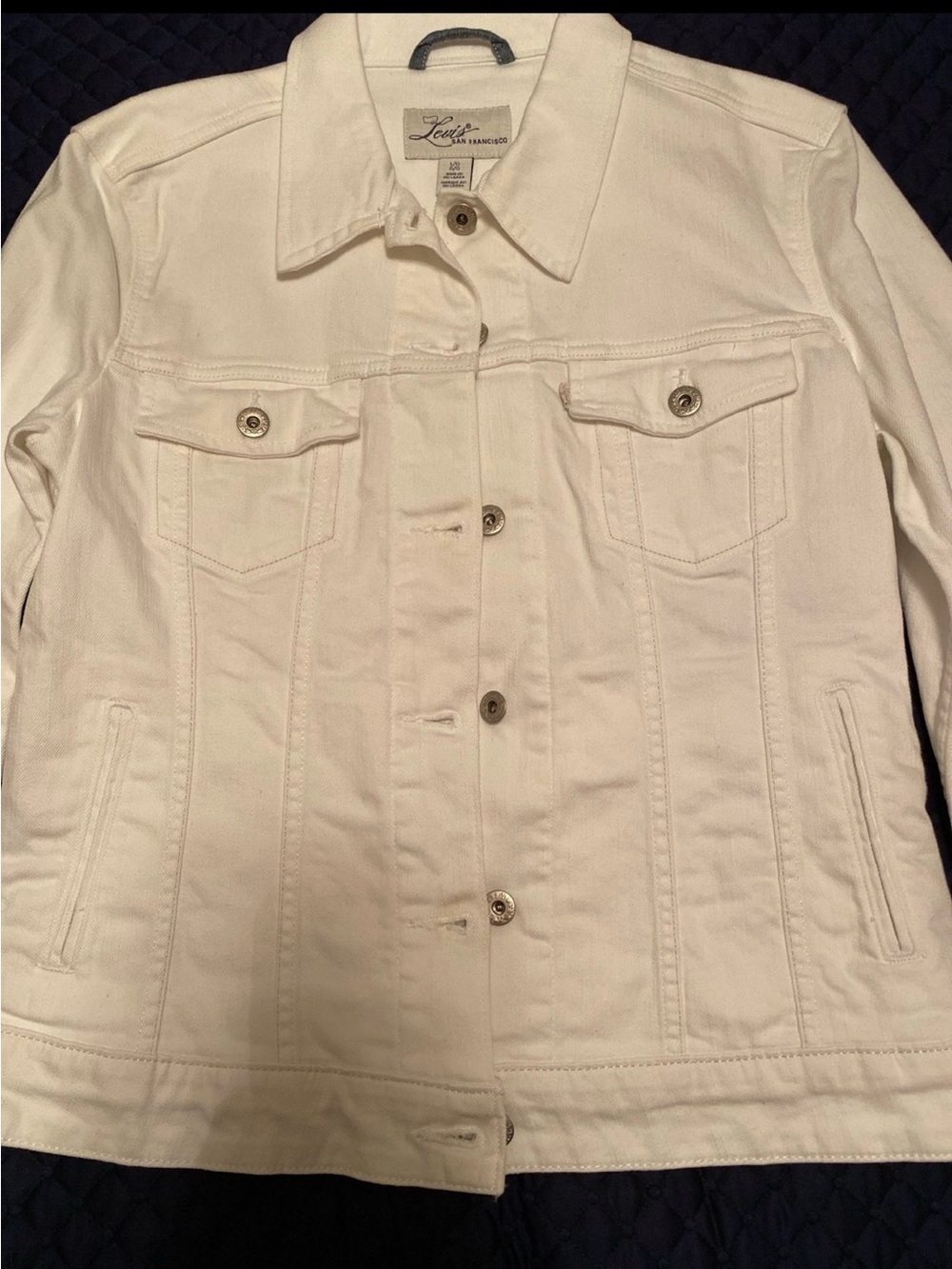 Levi's White Denim Women’s Jacket
